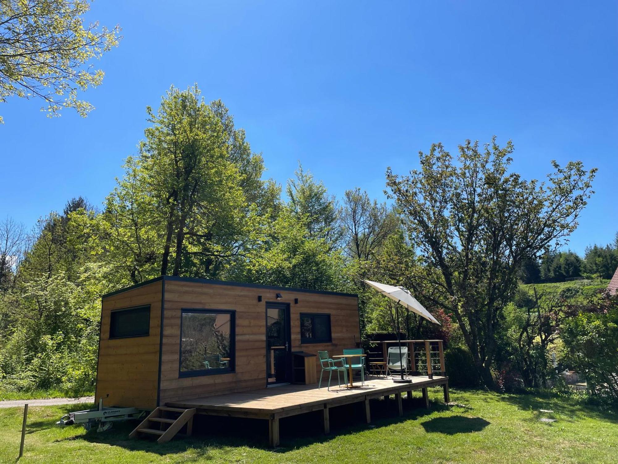 Moho Nat'Ure Tiny-House Bed & Breakfast Saint-Nabord Exterior photo